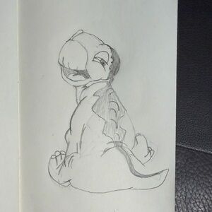 DAILY ART to INSPIRE your Heart ♥️ Today’s Sketch TITLE: Littlefoot